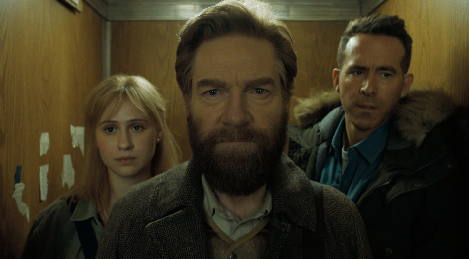 Maria Bakalova, Kenneth Branagh and Ryan Reynolds 