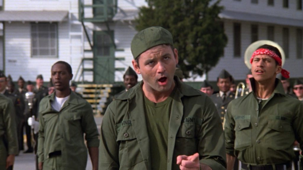 Bill Murray in a still from Stripes