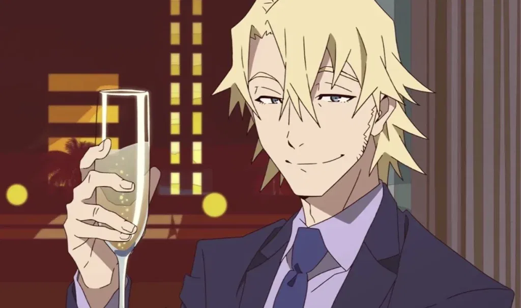 laurent drinks a glass of wine great pretender