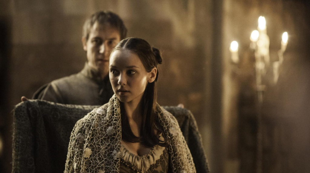 Tobias Menzies and Alexandra Dowling in Game of Thrones (2011)