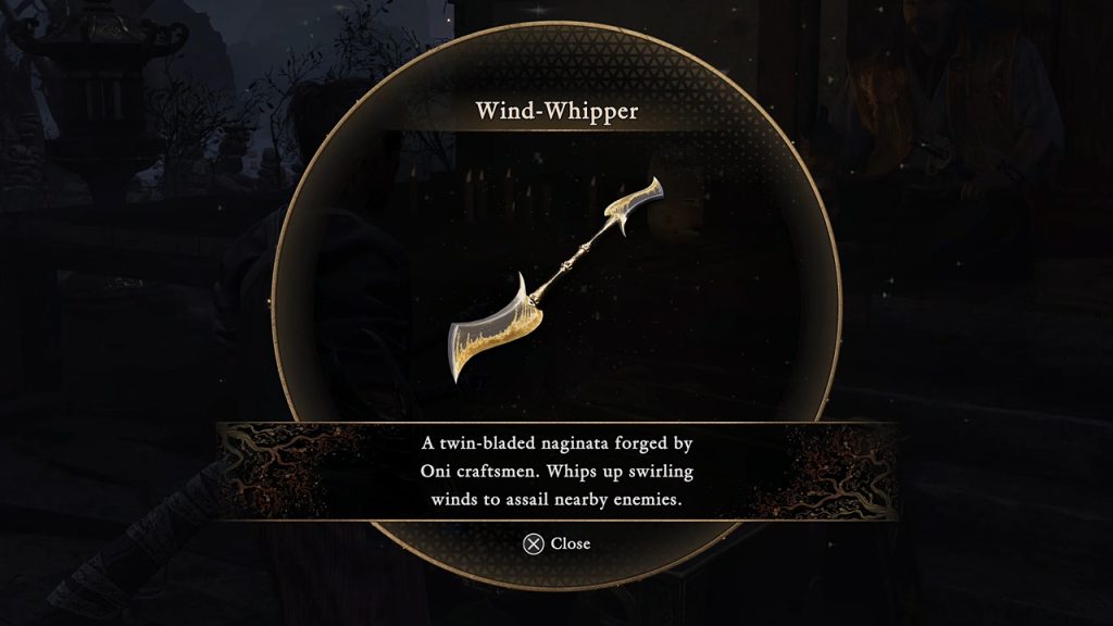  Way of the Sword map screenshot showing the location for Wind Whipper Oni Armament.