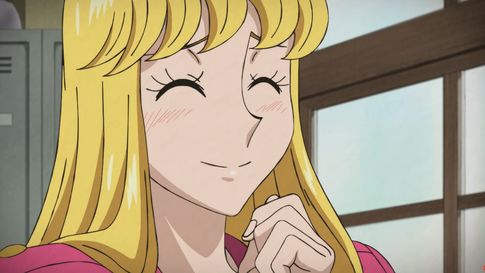 Reiko laughing in the new PV