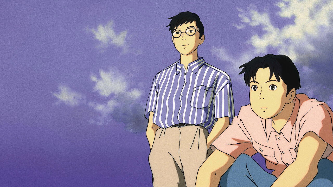 Taku Morisaki and Yutaka Matsuno from the Studio Ghibli anime film Ocean Waves.