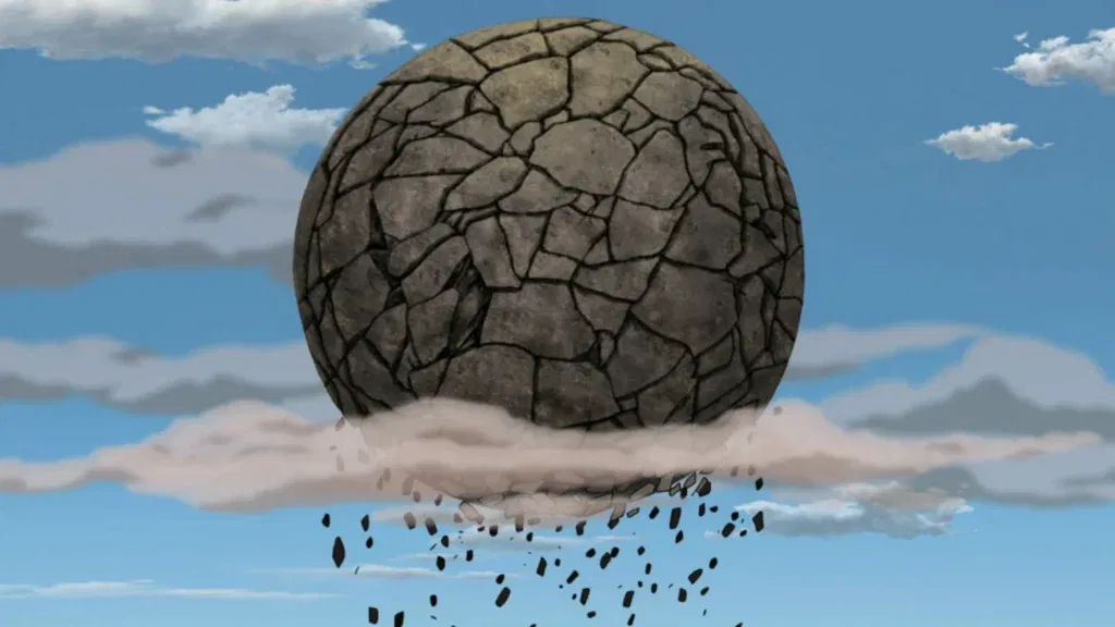 a still from the naruto anime series