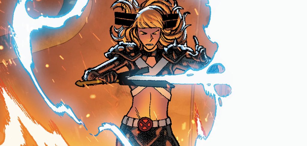 Magik uses her sword