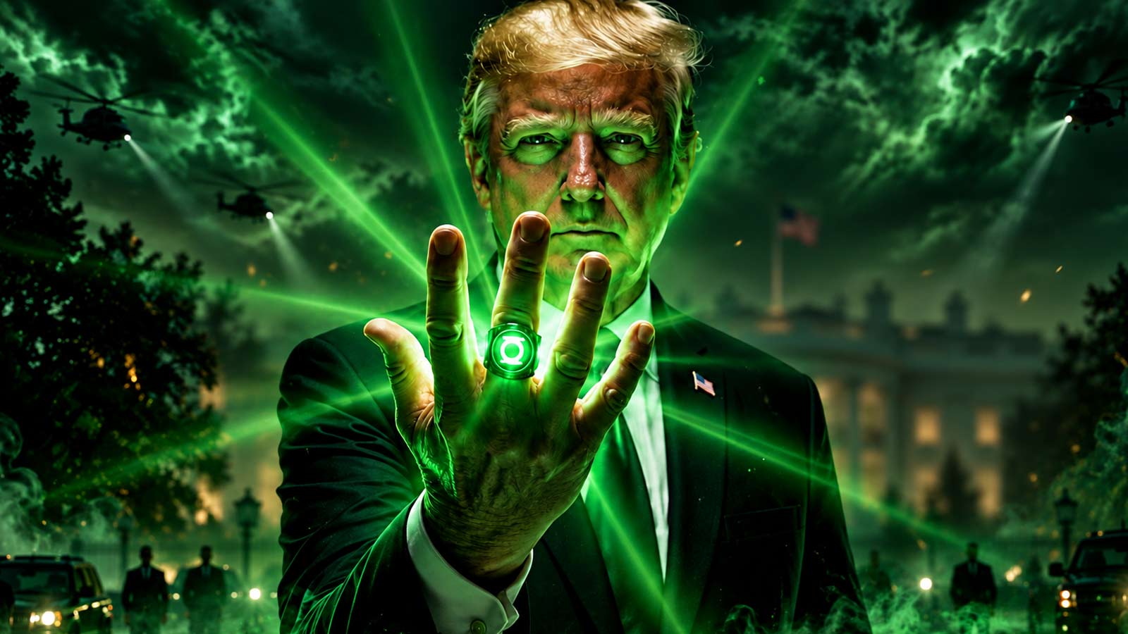 Donald Trump Officially Hypes up Lanterns Episode 4 With the Greatest Green Lantern Quote
