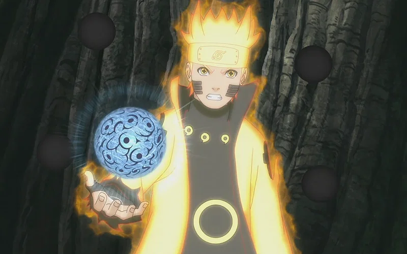 Naruto's Magnet Release rasengan from the anime | Credits: Studio Pierrot