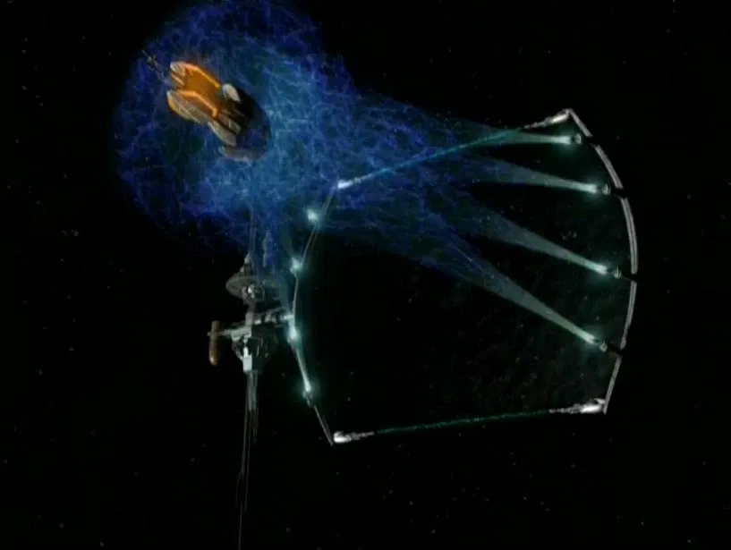 The Graviton catapult flings the Voyager