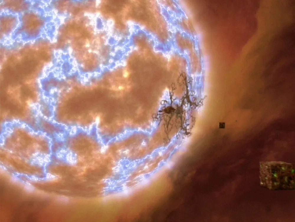 A Borg transwarp hub in Star Trek