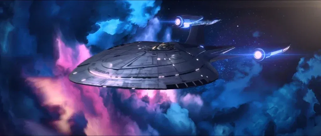 The USS Protostar in flight