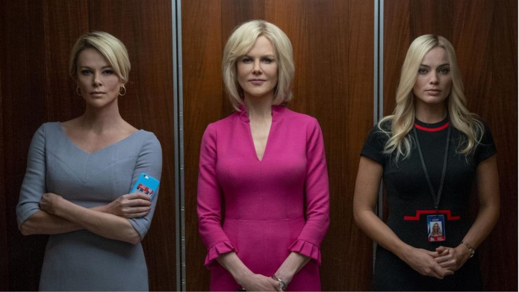 Charlize Theron, Nicole Kidman, and Margot Roobbie play work at Fox News in Bombshell