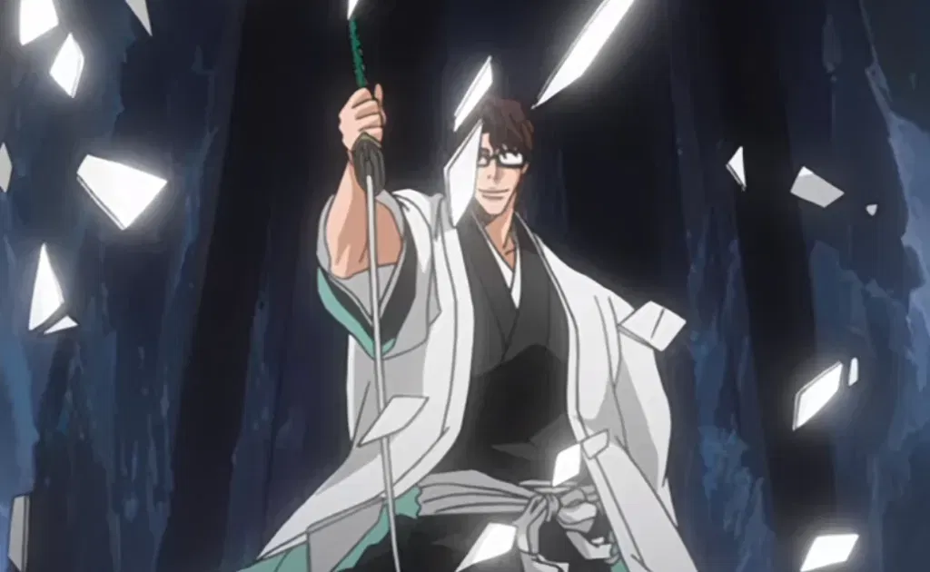 Aizen thể hiện Zanpakuto của mình - Kyoka Suigetsu