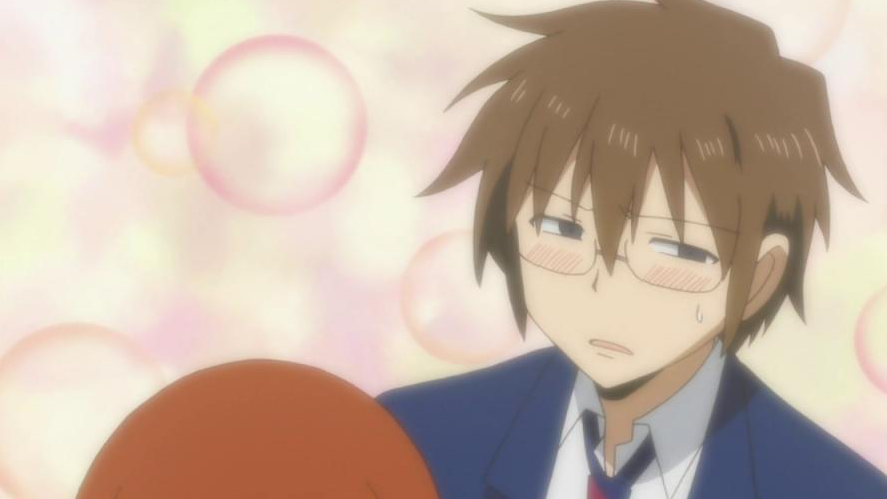 tabata talking to a girl in daily life of high school boys anime