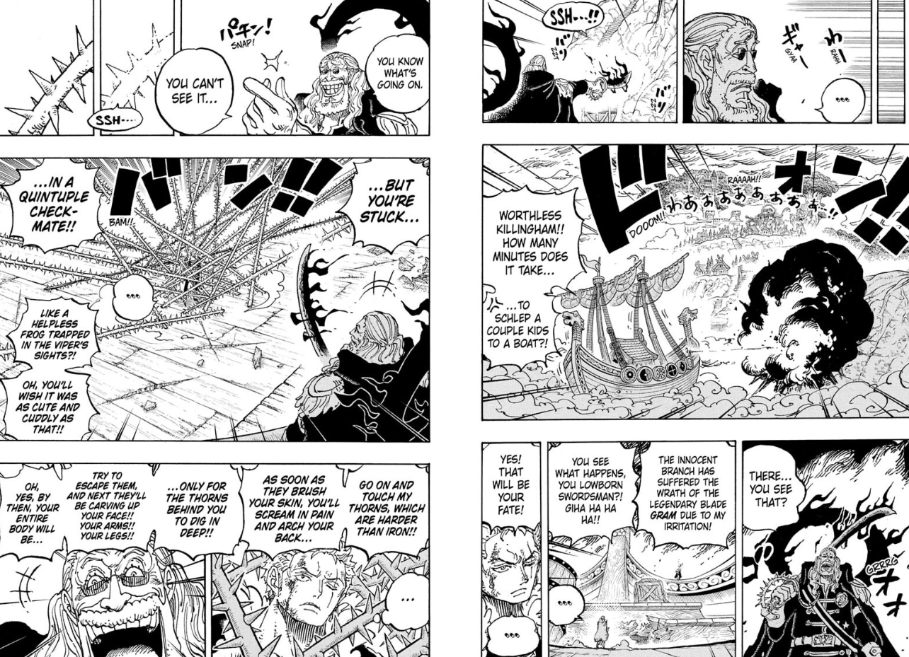 Zoro đấu với Sommers, One Piece Chương 1193