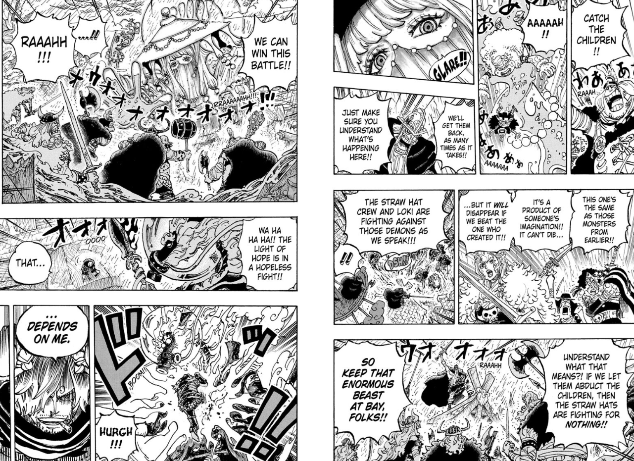Sanji and Killingham One Piece Chapter 1193