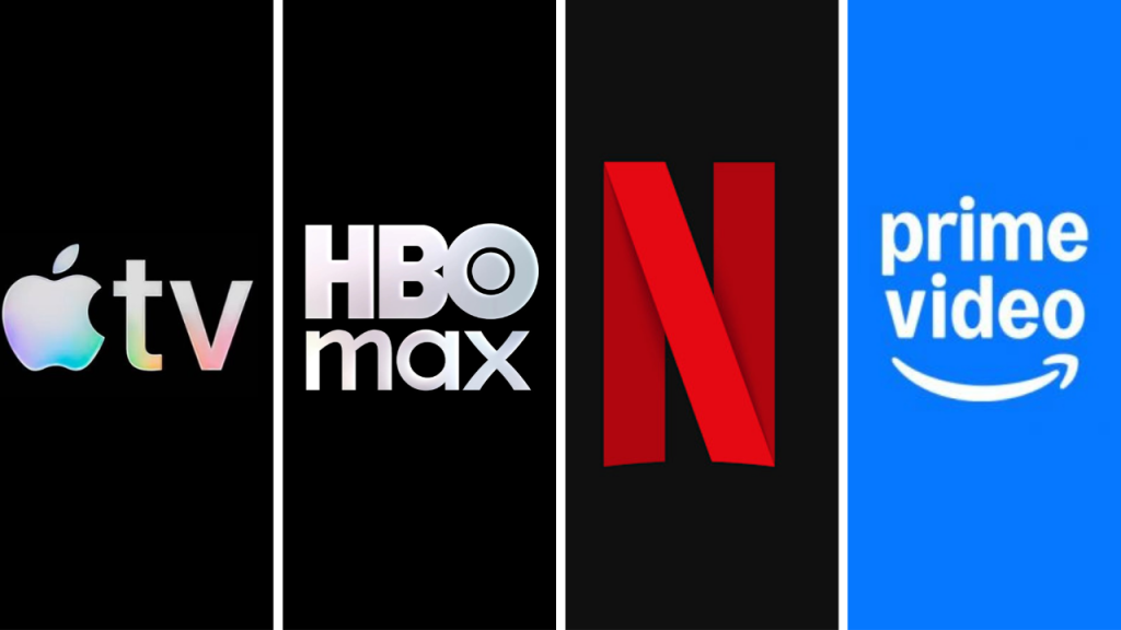 Apple TV, HBO Max, Netflix, Prime Video