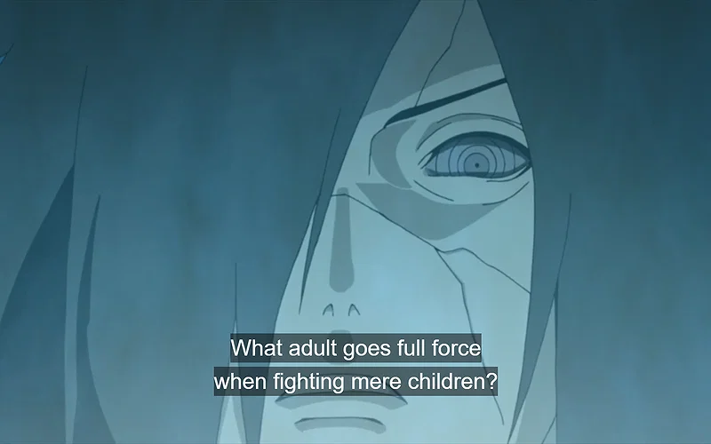 Madara's famous quote from Naruto Shippuden Episode 339 | Credits: Studio Pierrot