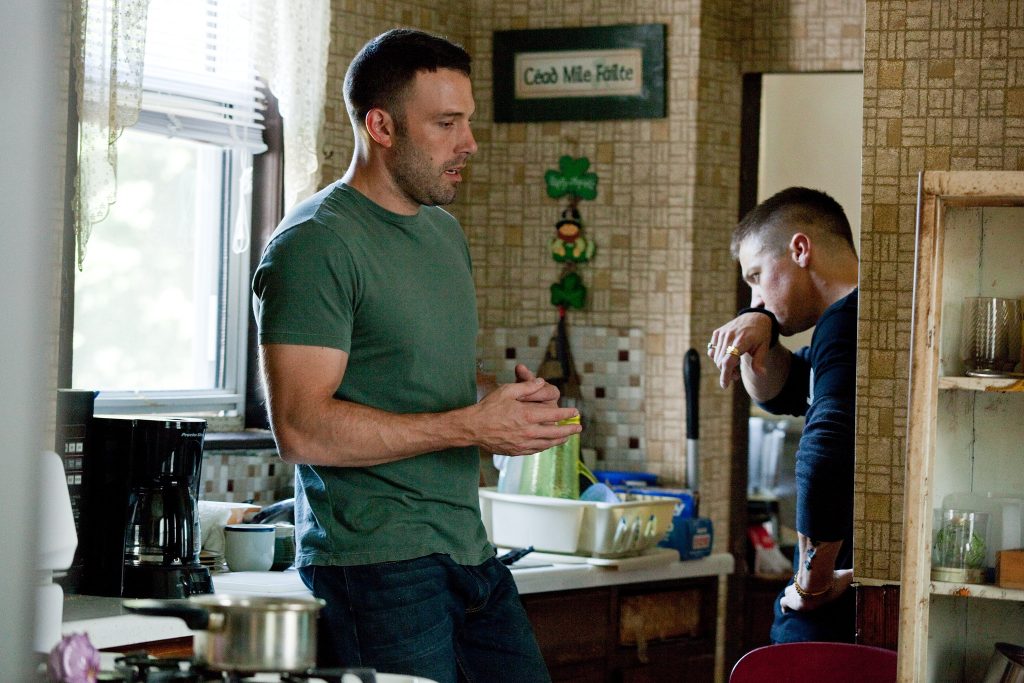 (L-r) BEN AFFLECK as Doug MacRay and JEREMY RENNER as Jem Coughlin in Warner Bros. Pictures' and Legendary Pictures' crime drama The Town