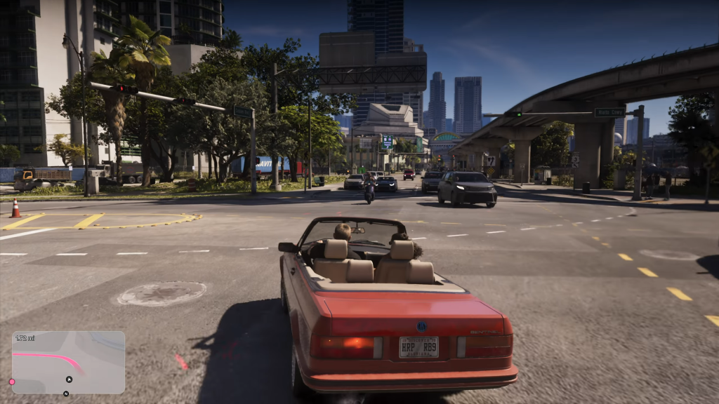 A in-game screenshot from GTA 6.
