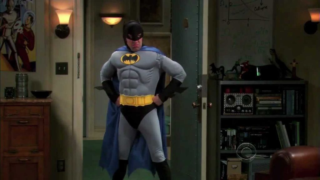 Howard as Batman