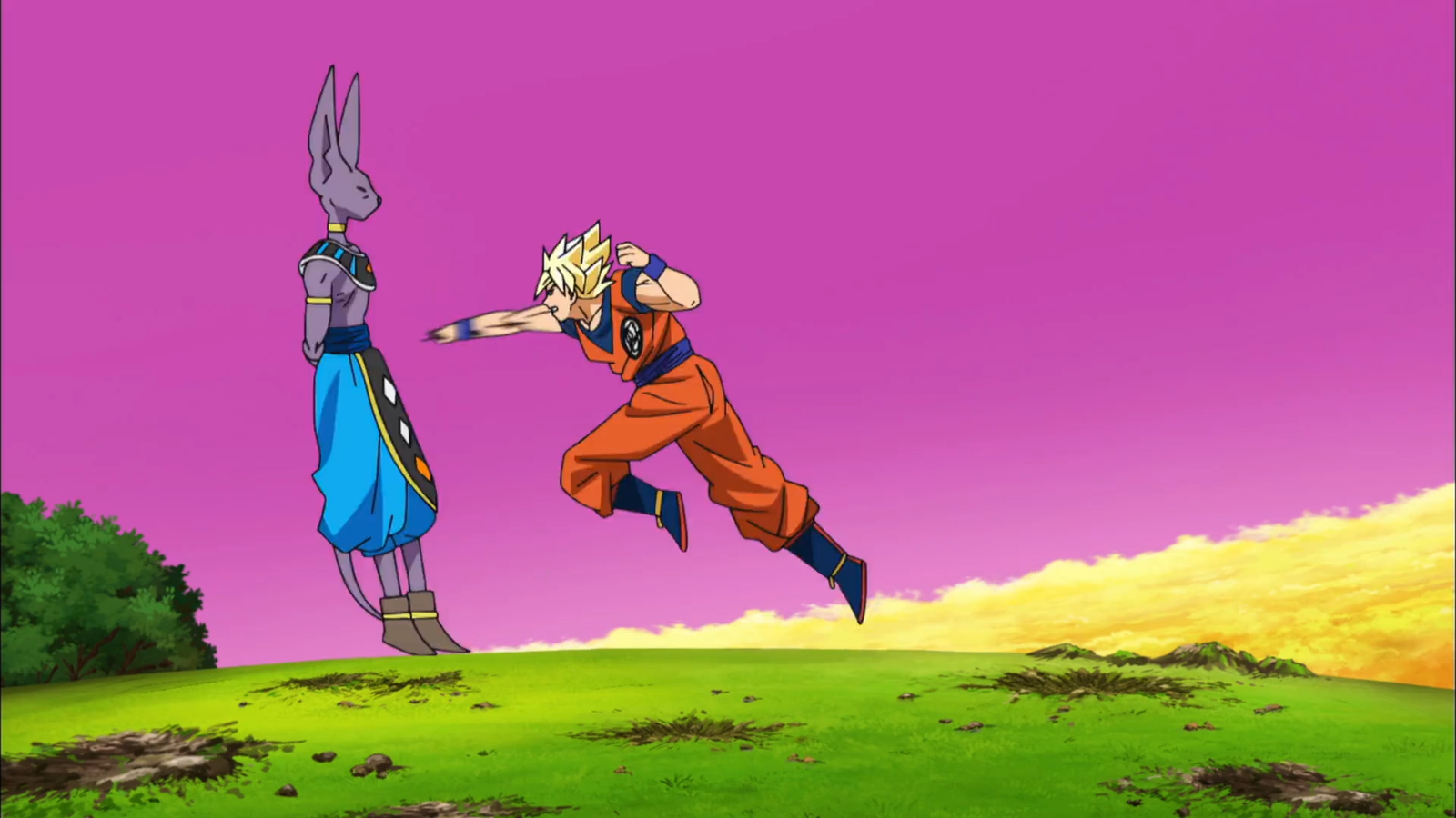 a still from the Dragon Ball Super anime Episode 5 | Credits: Toei Animation