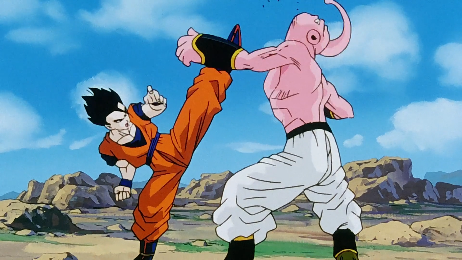 Gohan fighting Buu in DBZ | Credits: Toei Animation