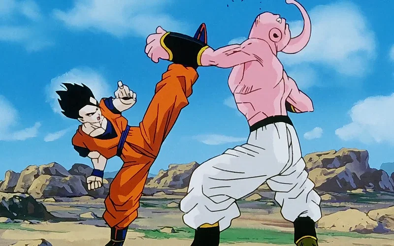 Gohan fighting Buu in DBZ | Credits: Toei Animation