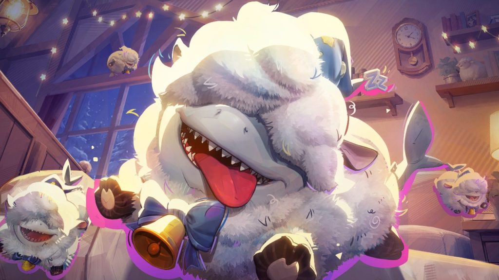 Marvel Rivals MVP animation screenshot showcasing Jeff the Land Shark's Pajama Party skin, Shark in Sleep's Clothing.