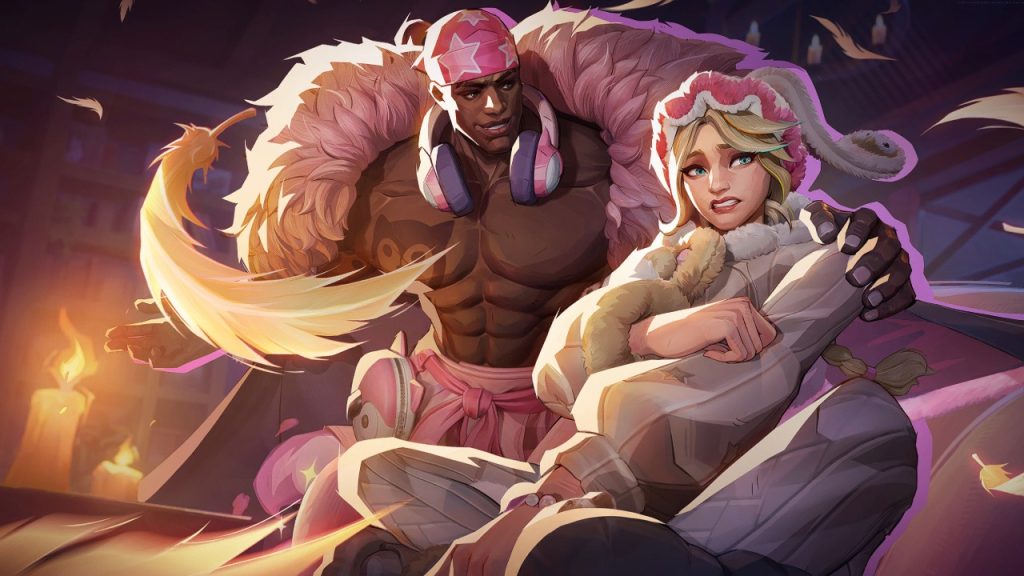 Marvel Rivals MVP animation screenshot showcasing Cloak & Dagger's Pajama Party skin, Dreamy Duo.