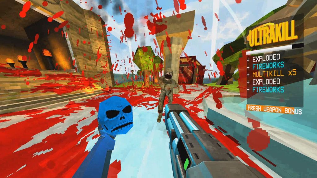 An in-game screenshot from ULTRAKILL. (fps games)