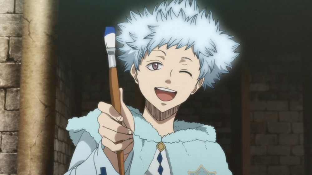 Rill Boismortier, the youthful Captain of the Aqua Deer squad from the anime series Black Clover.
