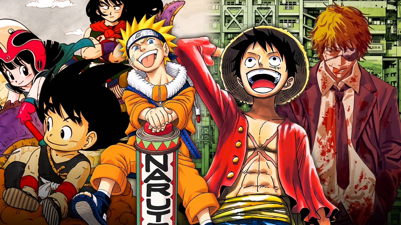 From the 1980s to the 2020s: The Big 3 Manga of Each Decade, Ranked Least to Most Popular