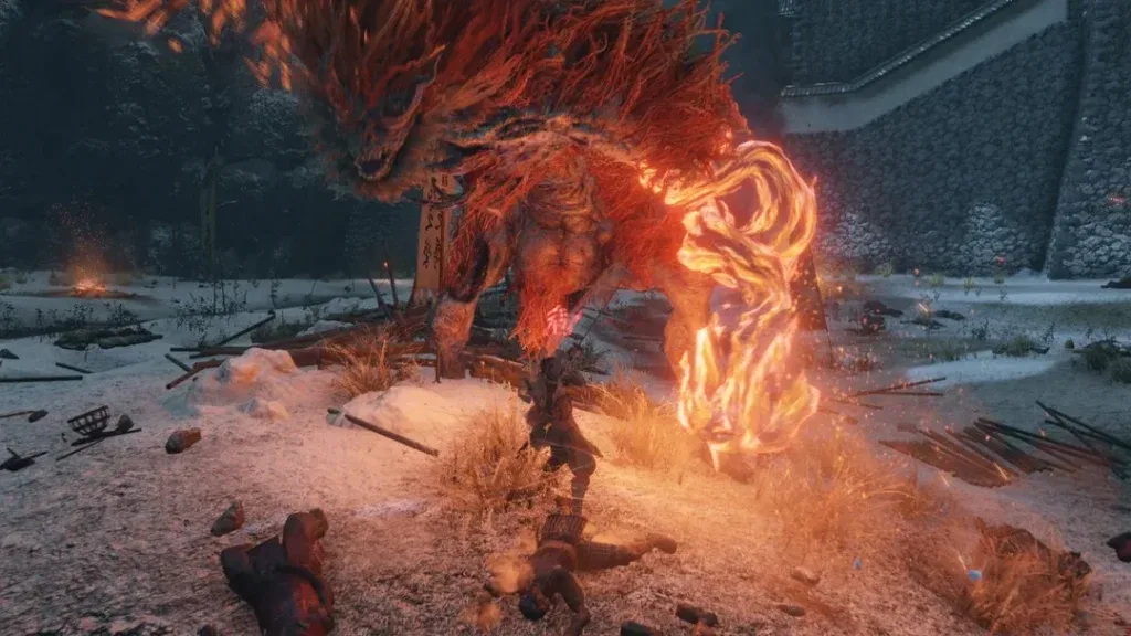 Screengrab from Hidetaka Miyazaki's Sekiro