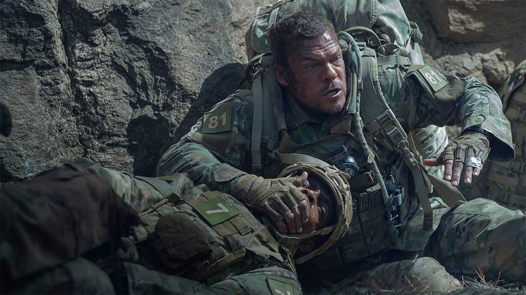 Alan Ritchson as 81 in War Machine