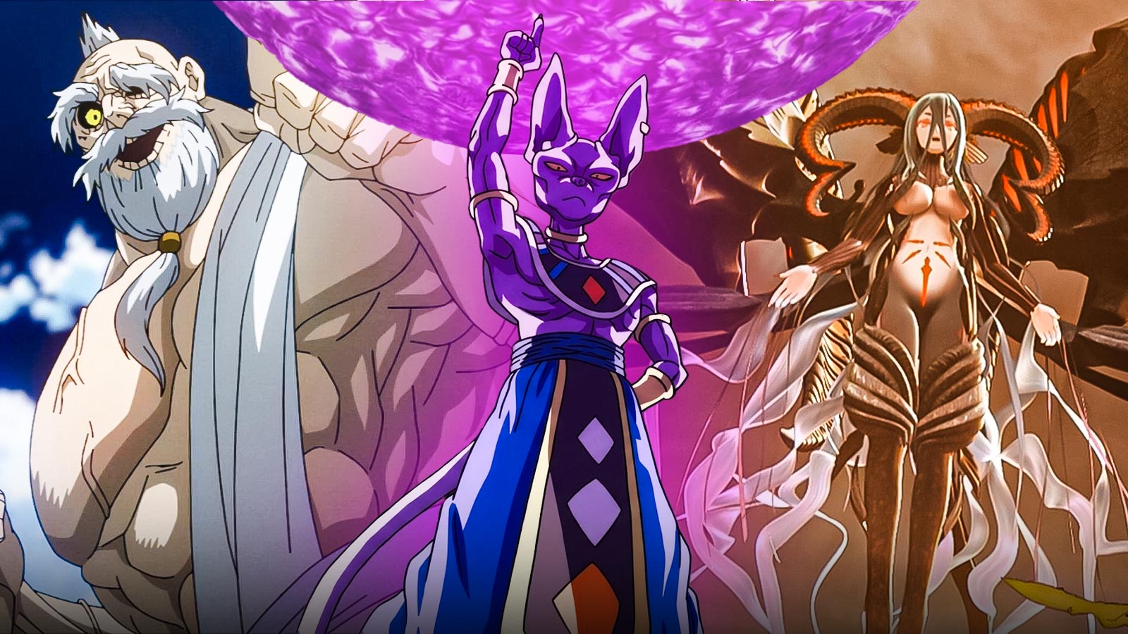 From Beerus to Tiamat: 6 Strongest Anime Gods Who Tried to Destroy Humanity, Ranked