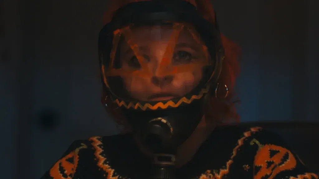 Milly Shapiro in a still from Hallowarrior, one of the upcoming horror movies in october