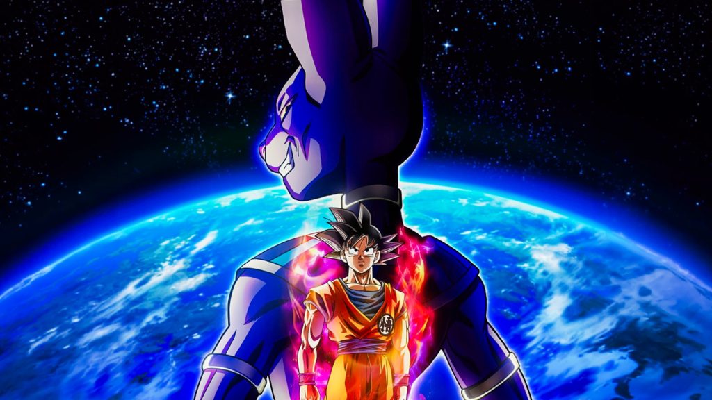 beerus and goku in dragon ball super beerus
