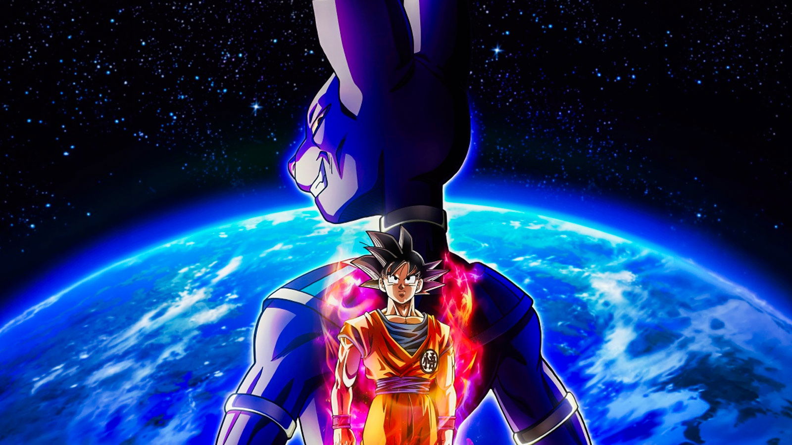 beerus and goku in dragon ball super beerus