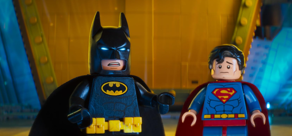 Will Arnett and Channing Tatum in The Lego Batman Movie (2017)