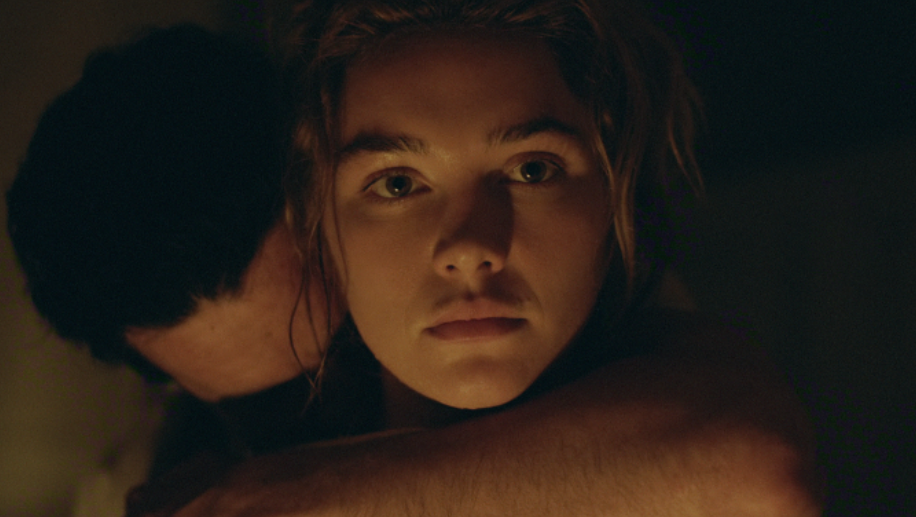 Christopher Abbott as Adam Trask, Florence Pugh as Cathy Ames in Netflix's East of Eden