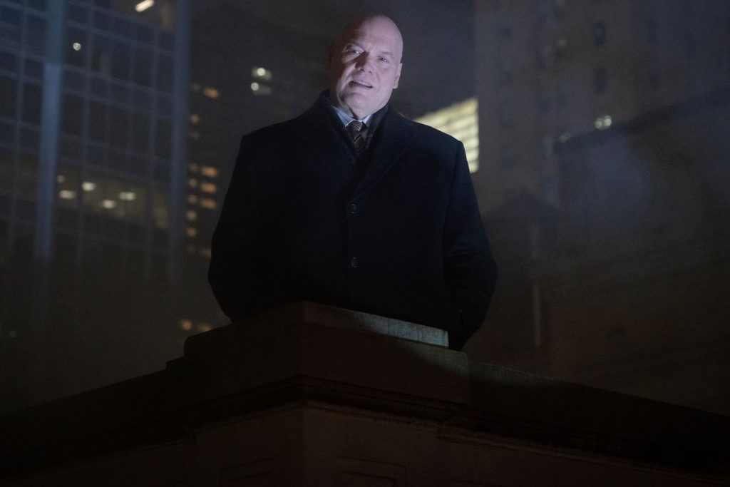 Kingpin watches over the city