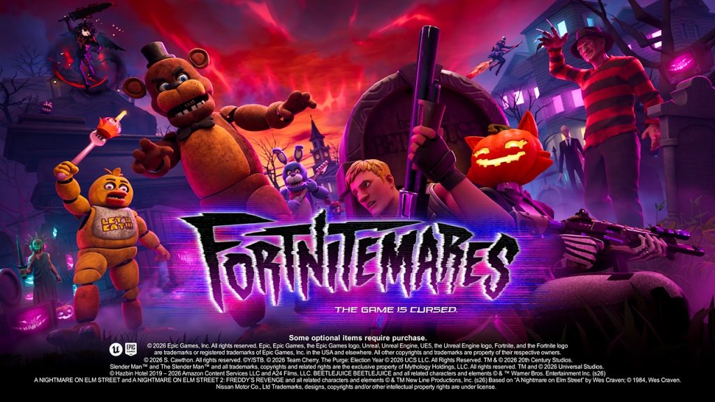 Official key art for the ongoing Fortnitemares event in Fortnite.