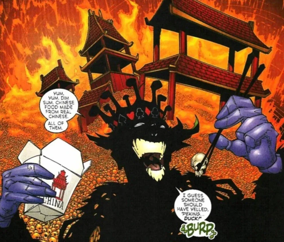 Emperor Joker eats China