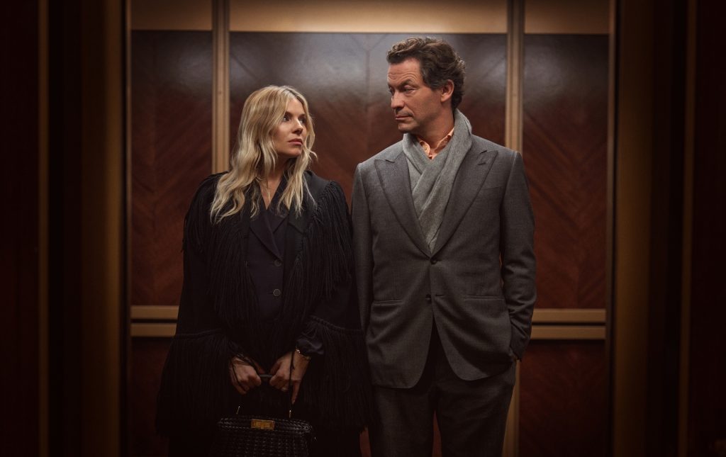 War stars Sienna Miller and Dominic West. War Season 1