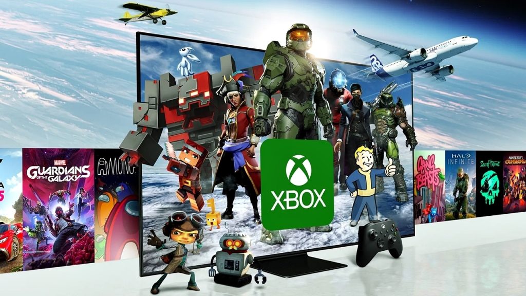 Fact Check: Does Xbox’s GTA 6 Streaming Deal Mean PC Players Can Play at Launch? 14 Promo art for Xbox Cloud Gaming showcasing many titles available to stream on the platform from a large number of devices.
