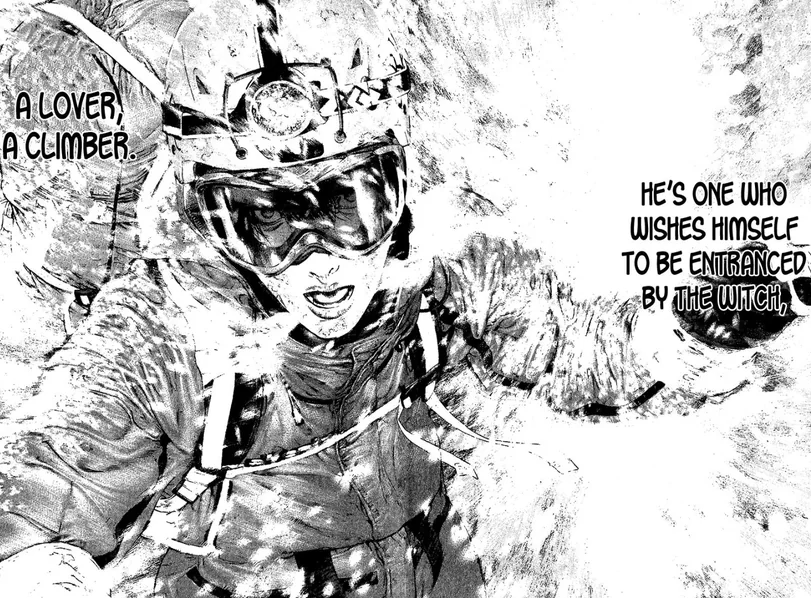 Buntarou Mori, the main protagonist of the seinen manga The Climber , illustrated by Shinichi Sakamoto.