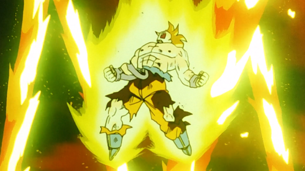 a still from the dragon ball z anime series