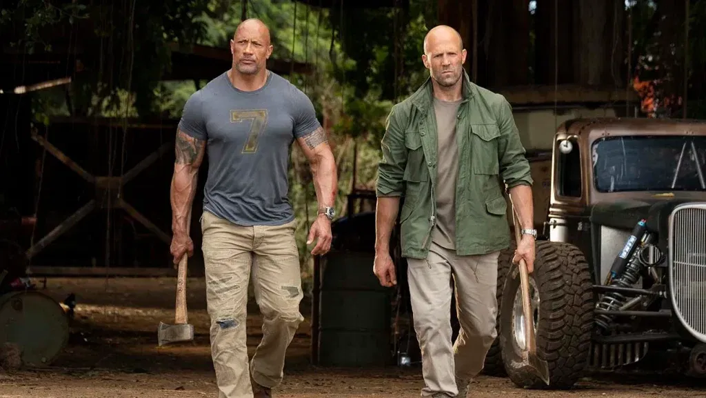 Dwayne Johnson and Jason Statham