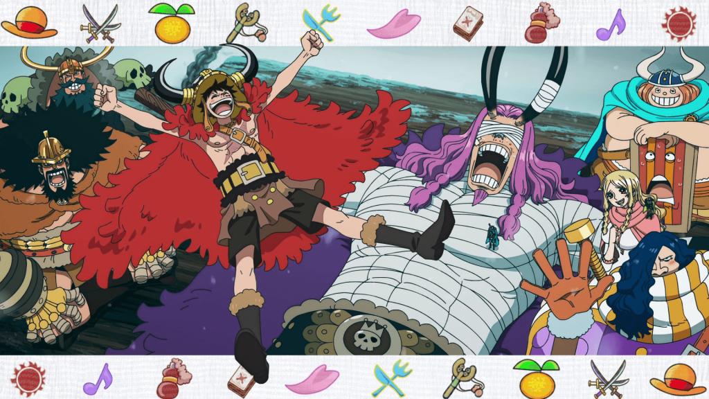 the one piece farewell image on the official X account