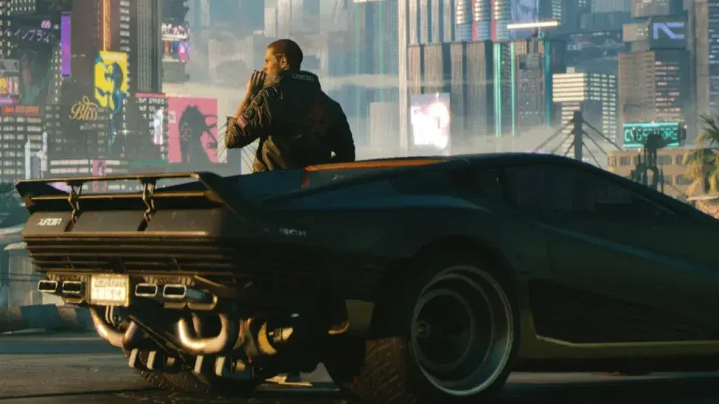 Một cảnh trích từ Cyberpunk 2077